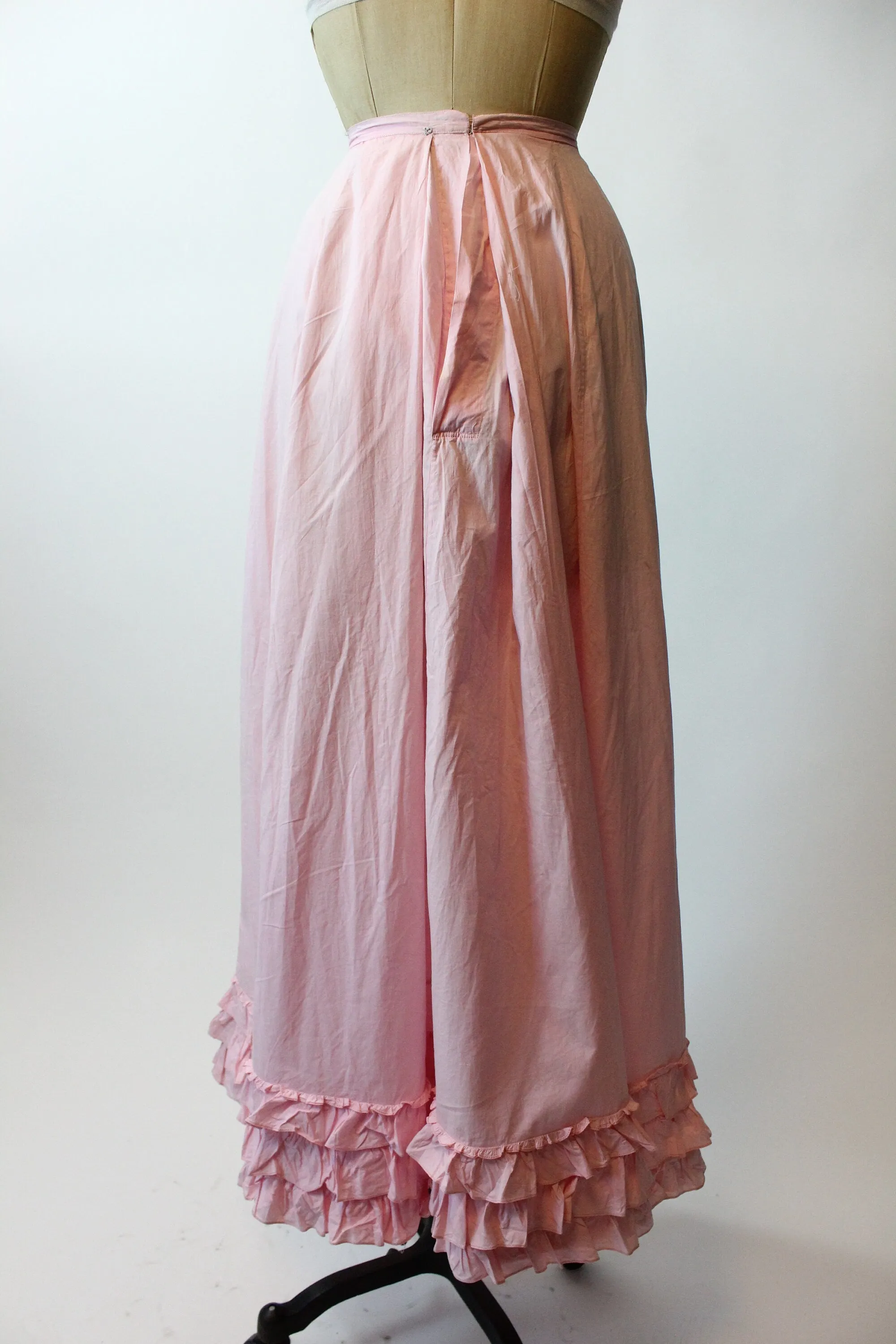 1910s ANTIQUE edwardian COTTON skirt xxs | new spring summer