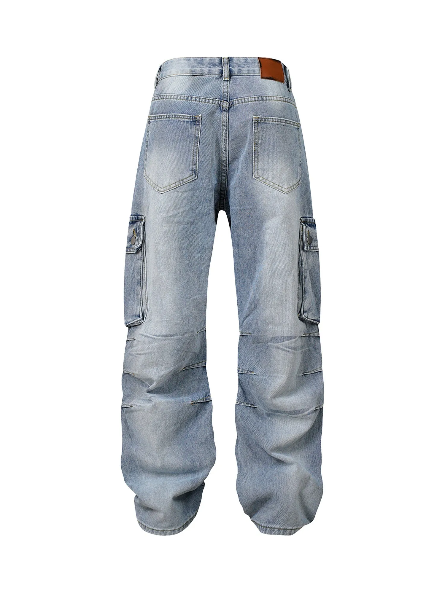 1984 American Street Style Washed Distressed Jeans