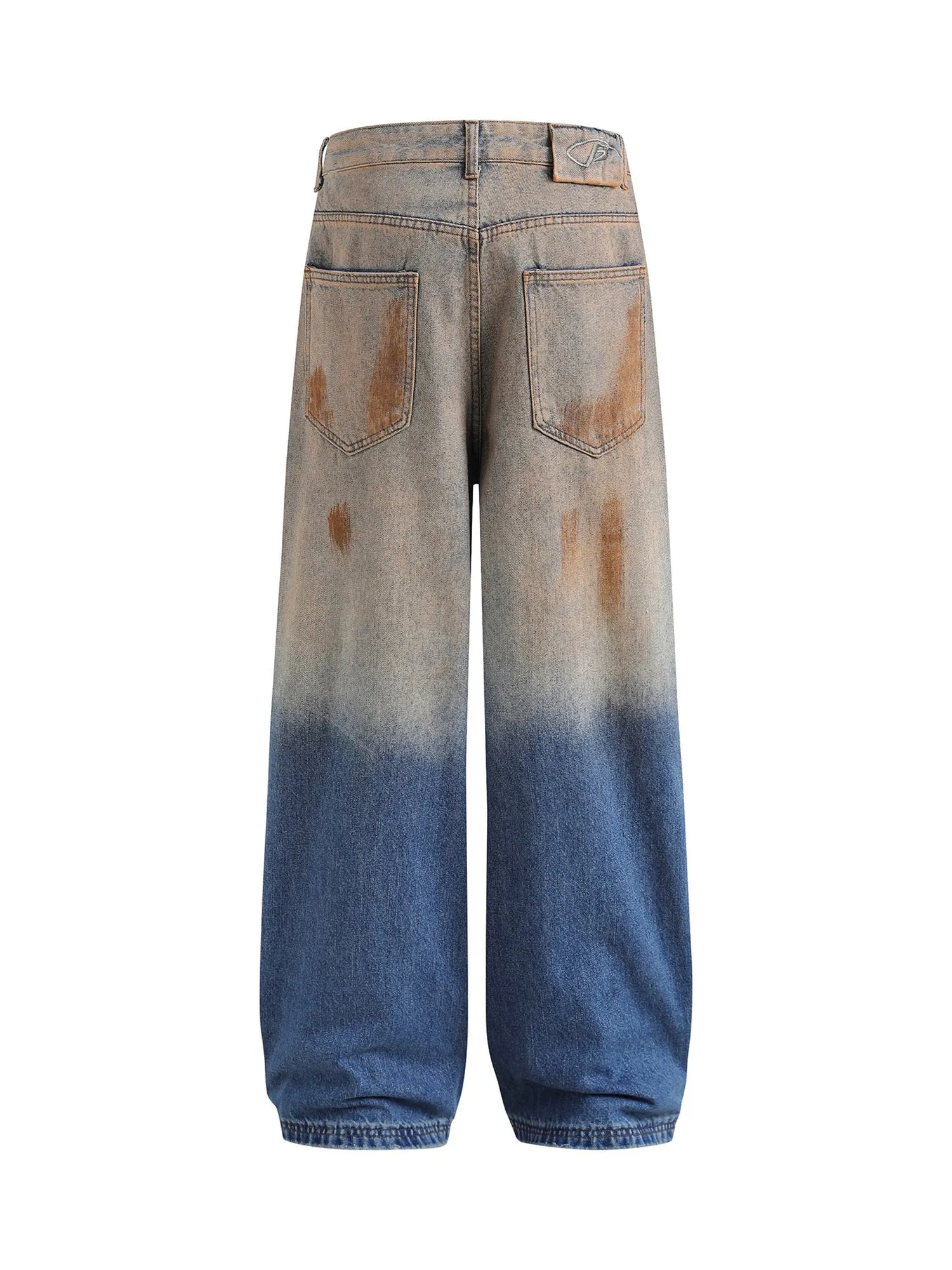 1984 Retro Ripped Washed Patina Street Hip-Hop Jeans