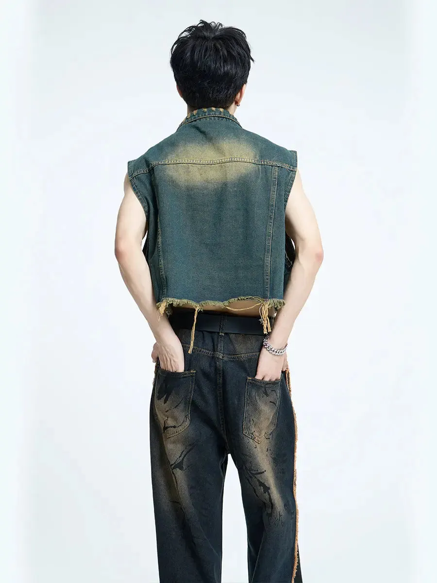 【23s September.】Mud Denim Vest