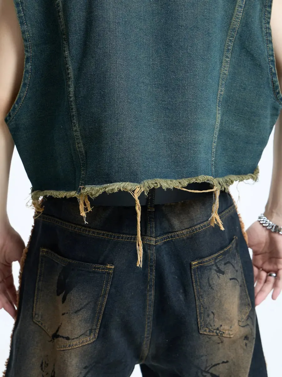 【23s September.】Mud Denim Vest