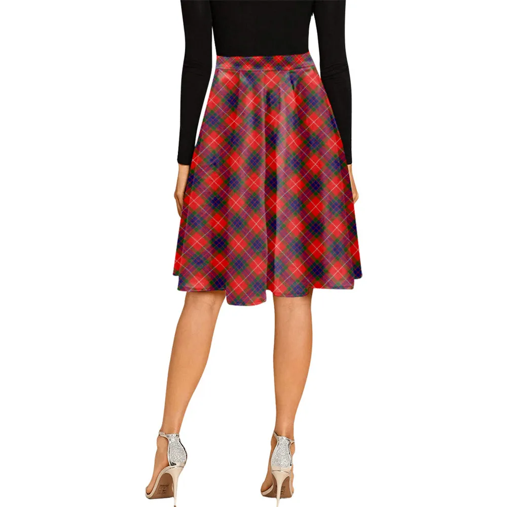 Abernethy Tartan Melete Pleated Midi Skirt