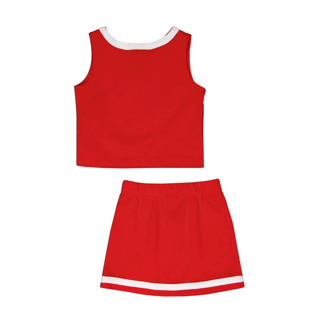 adidas - Girls' (Toddler) Arkansas State Red Wolves 2 Piece Cheerleader Set (RH448TQ 2UN)