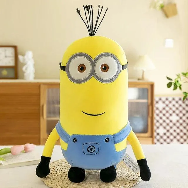 Adorable Minions Plush Toy - Bob & Stuart in Jeans Soft Dolls | Ideal Christmas & Birthday Gifts for Kids