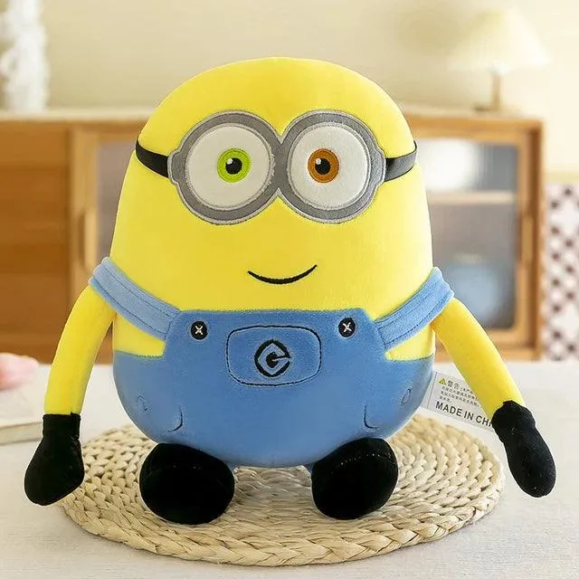 Adorable Minions Plush Toy - Bob & Stuart in Jeans Soft Dolls | Ideal Christmas & Birthday Gifts for Kids