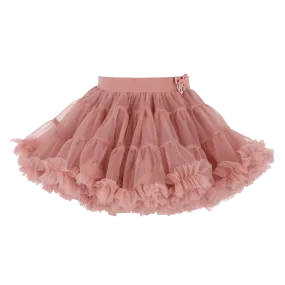 Angel's Face Infant Girls Binky Baby Tutu Skirt In TeaRose