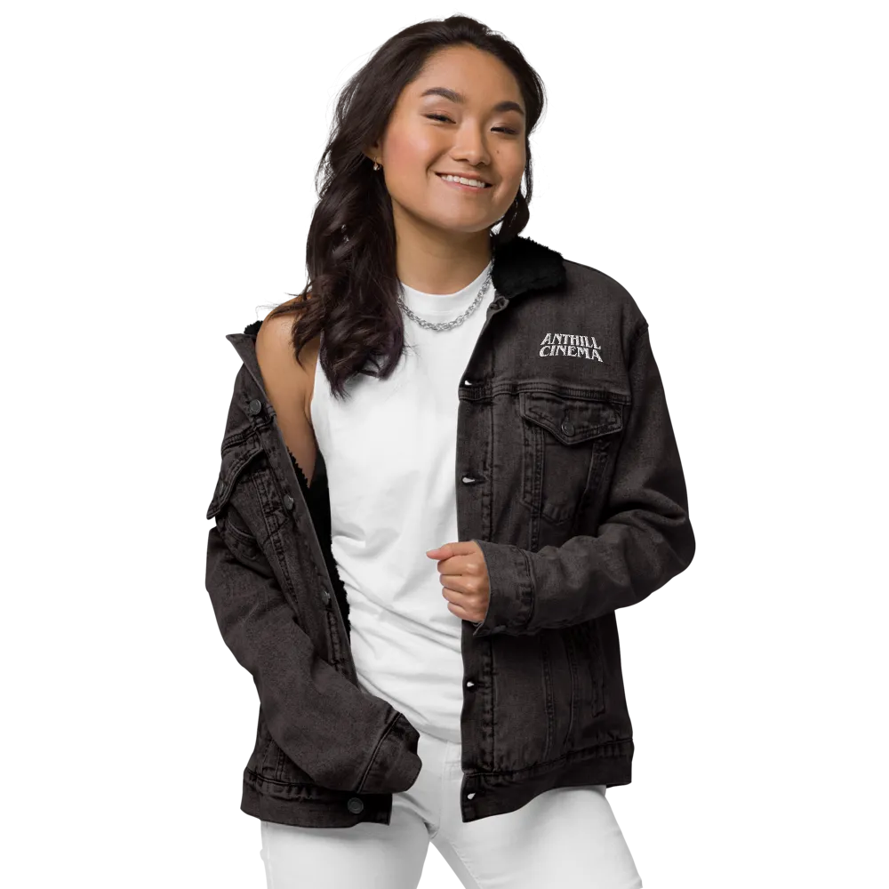 Anthill Cinema Record Breaking Womens Denim Sherpa Jacket