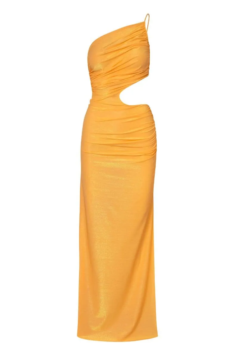 AQUILES LUZÍA CUT-OUT MAXI DRESS