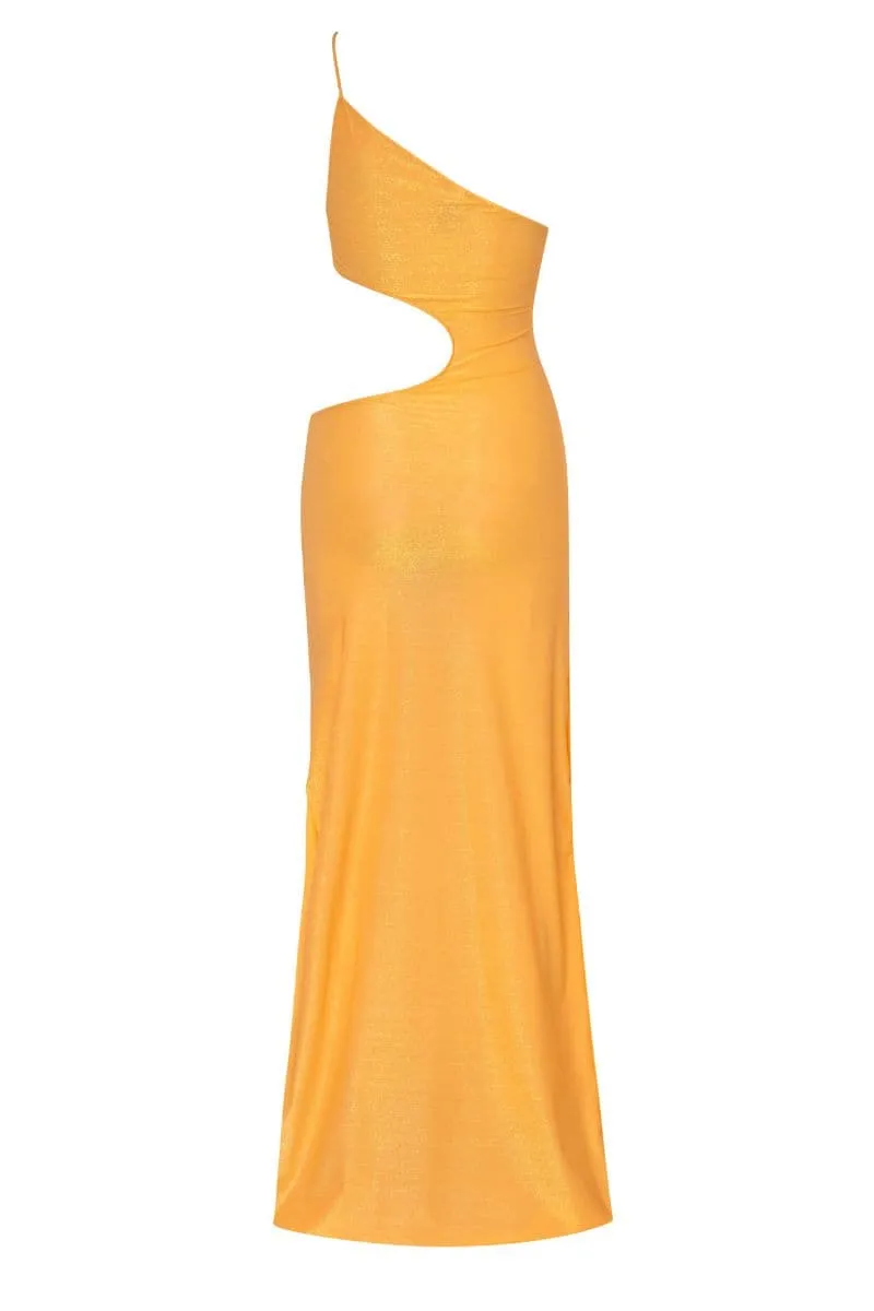 AQUILES LUZÍA CUT-OUT MAXI DRESS