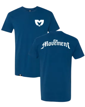 Arched Logo Tee (Cool Blue)