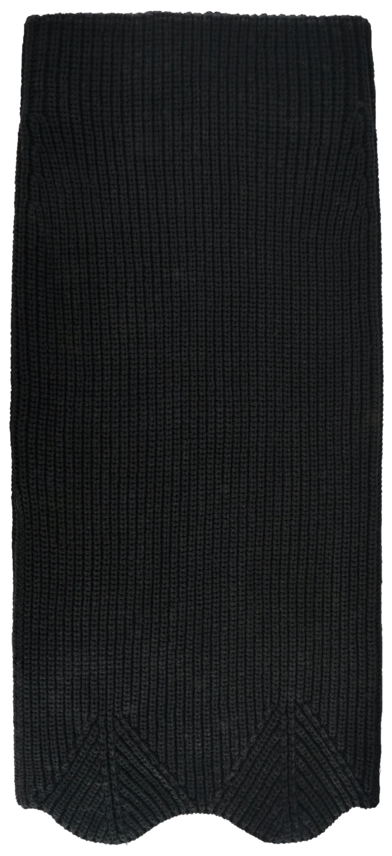 Arles Slim Knit Skirt in Black