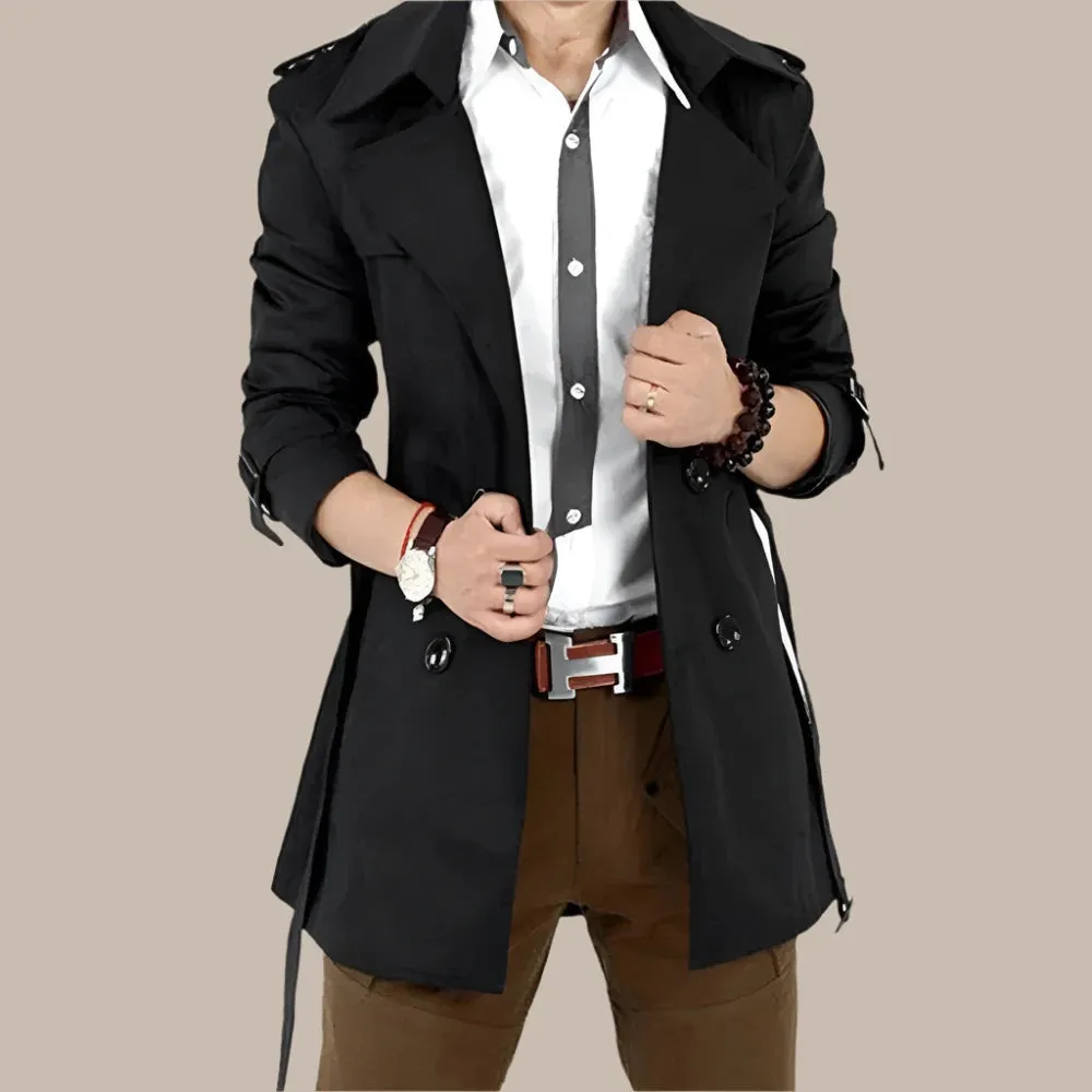 Autumn & Winter Mens Trench Coat