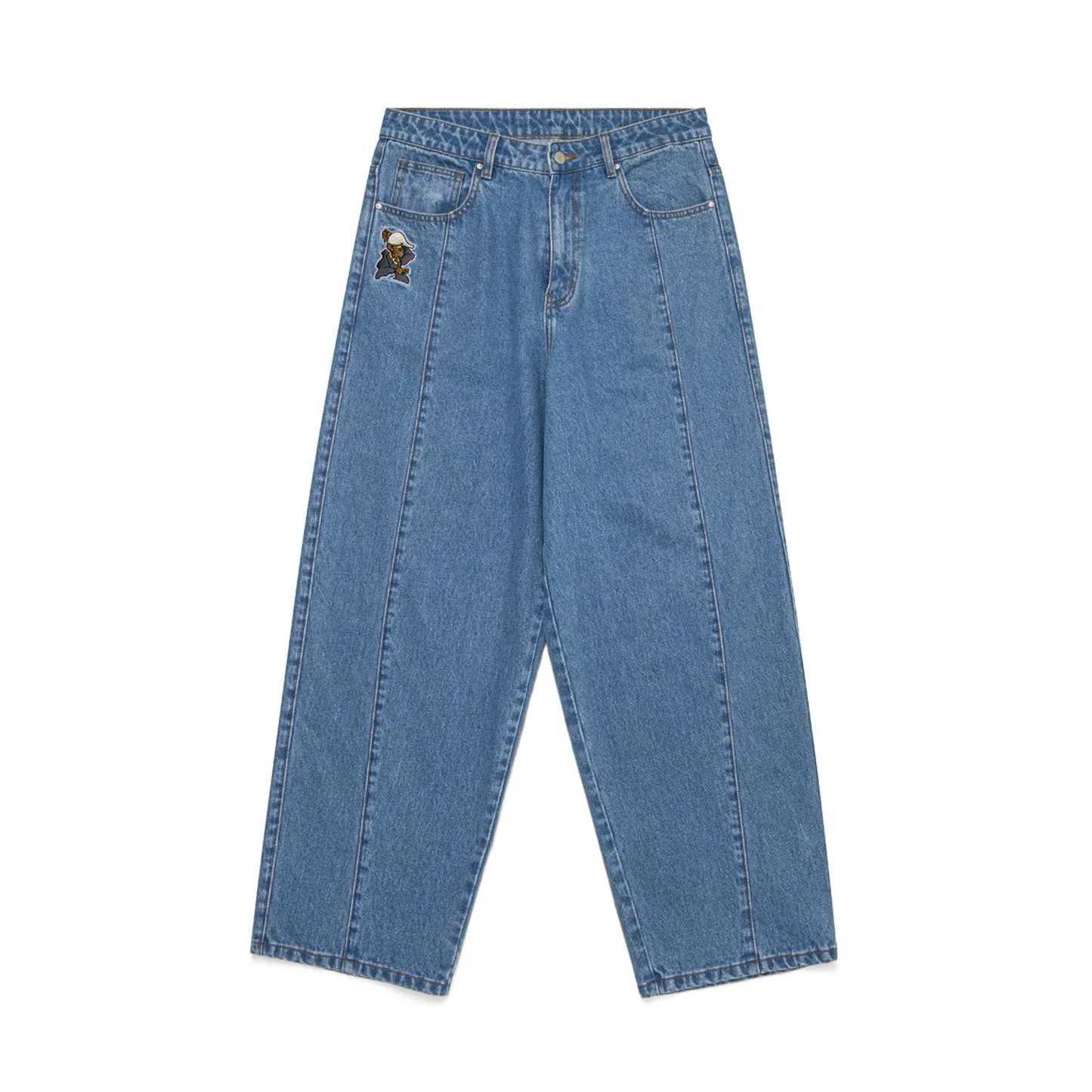 B-Boy Phat Cut Washed Indigo Jeans