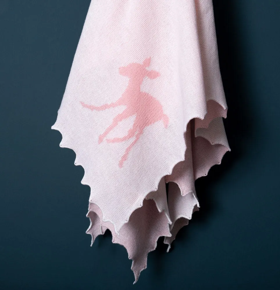 Baby Fawn Shawl - Pink