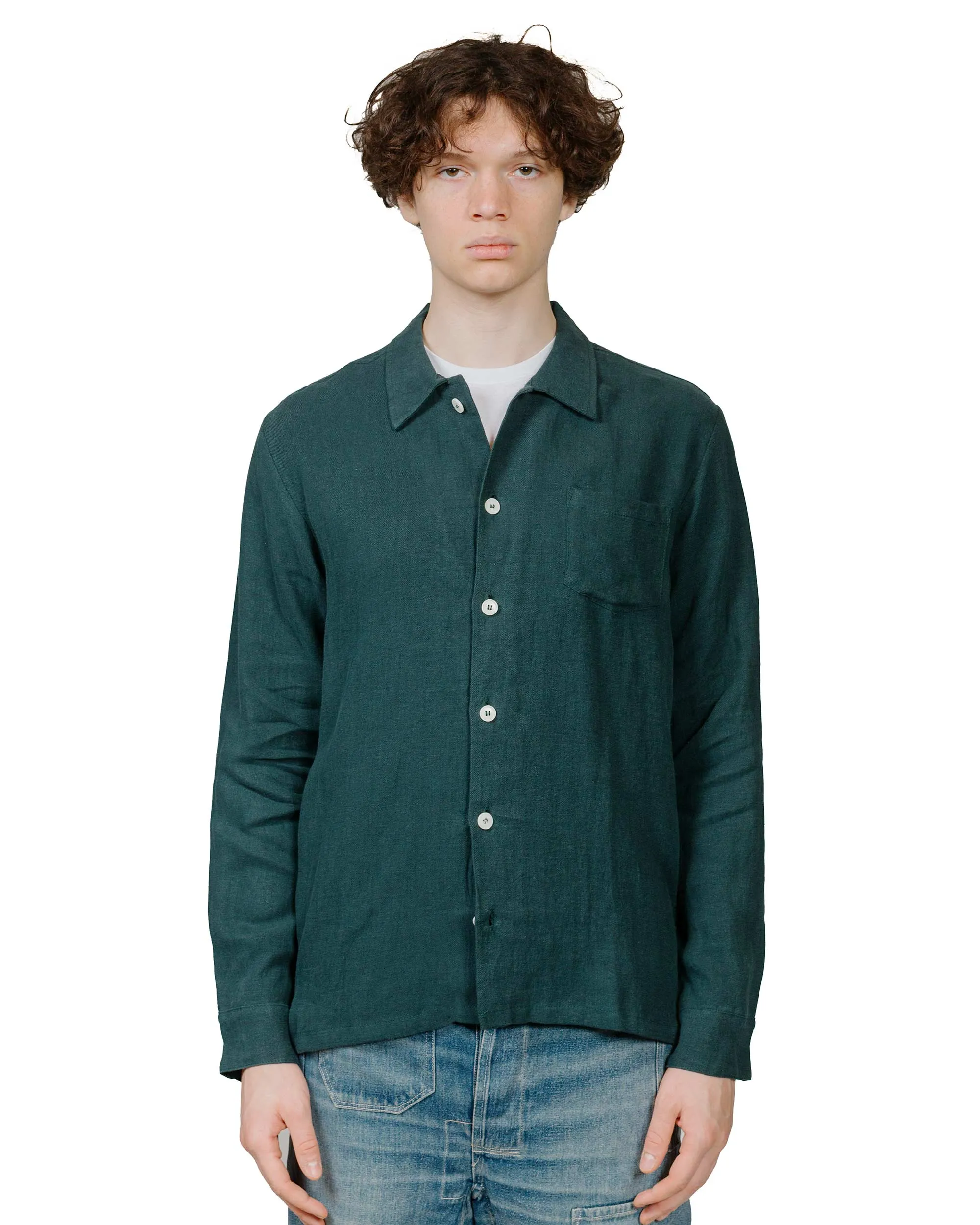 Bather Tiber Linen Leisure Shirt