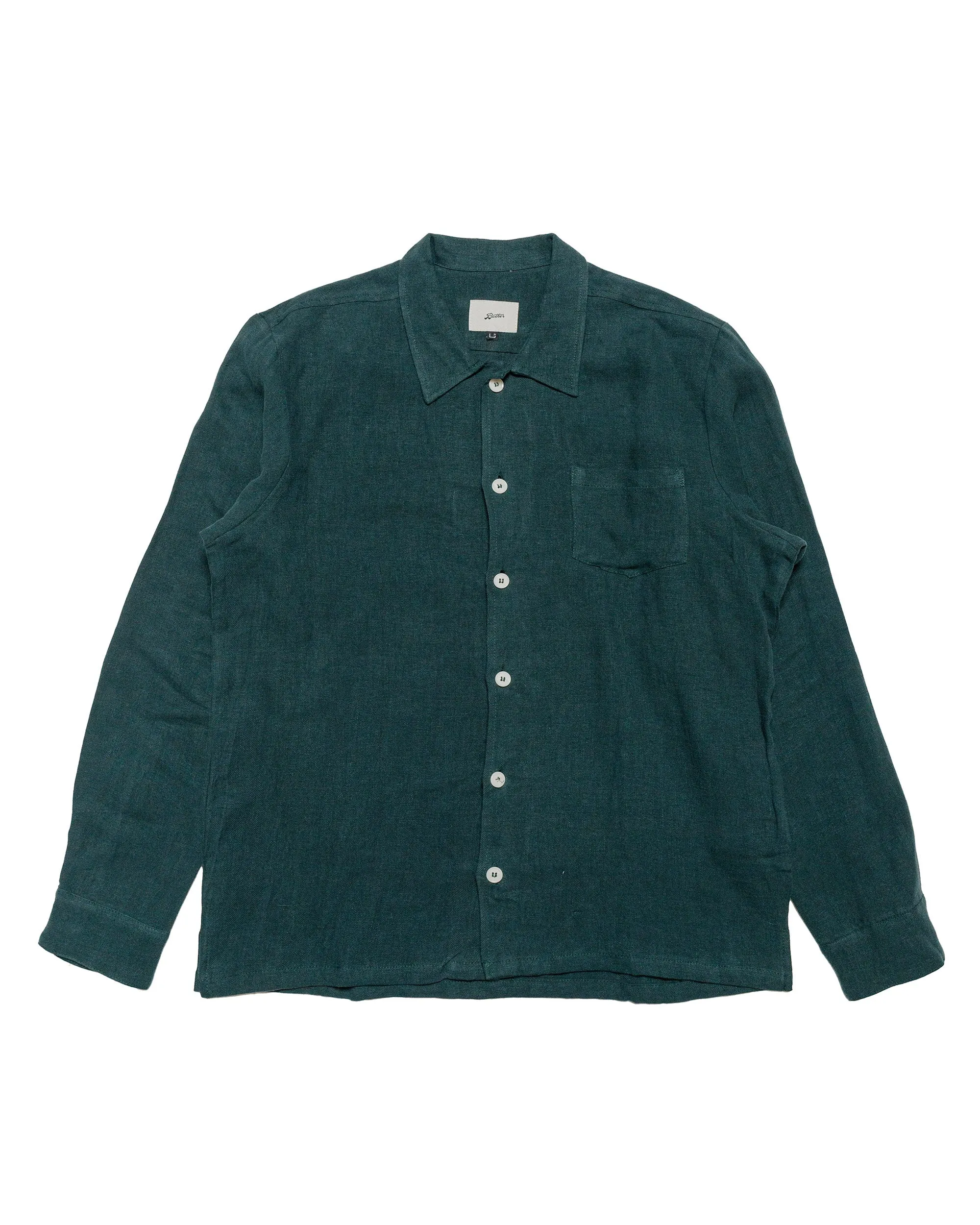 Bather Tiber Linen Leisure Shirt