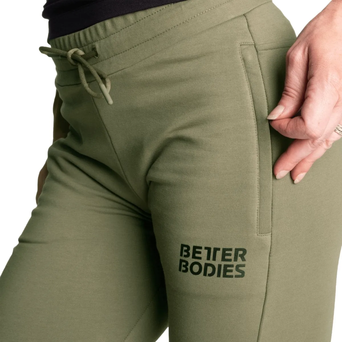 Better Bodies Empire Joggers- Washed Green