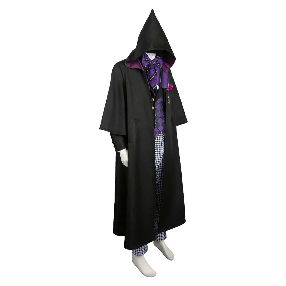 Black Butler Season 4: Public School Arc Violet Gregory Purple Uniform With Cloak Set Party Carnival Halloween Cosplay Costume