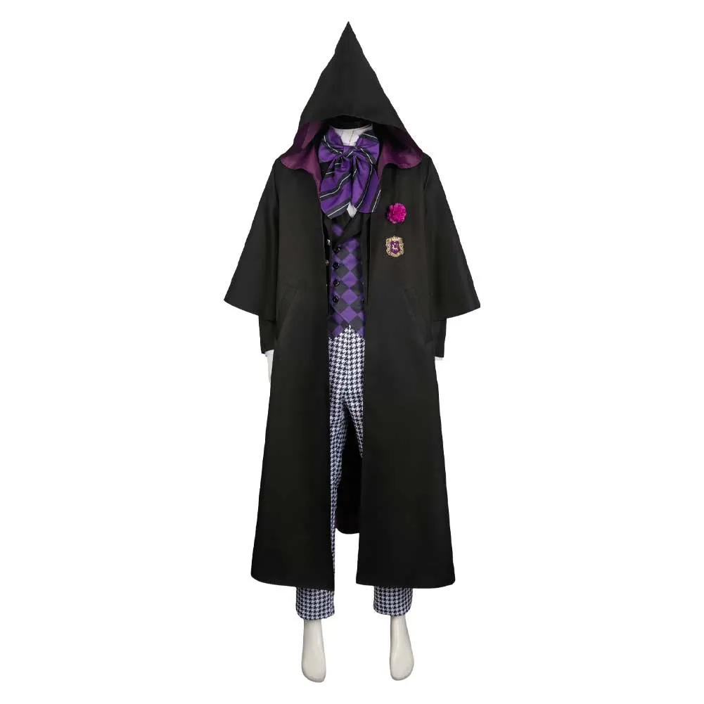 Black Butler Season 4: Public School Arc Violet Gregory Purple Uniform With Cloak Set Party Carnival Halloween Cosplay Costume