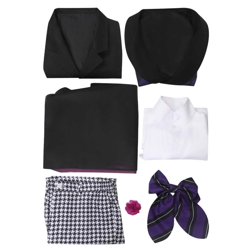 Black Butler Season 4: Public School Arc Violet Gregory Purple Uniform With Cloak Set Party Carnival Halloween Cosplay Costume