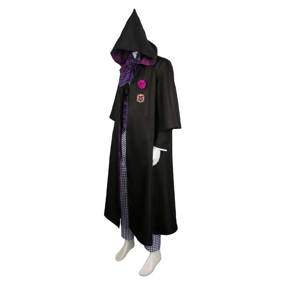 Black Butler Season 4: Public School Arc Violet Gregory Purple Uniform With Cloak Set Party Carnival Halloween Cosplay Costume