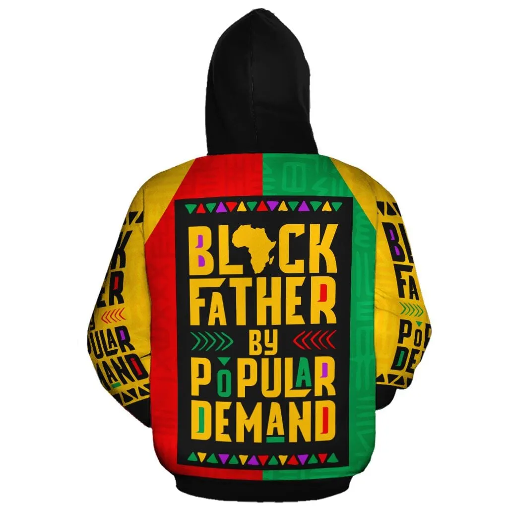 Black Father By Popular Demand All-over Hoodie and Joggers Set