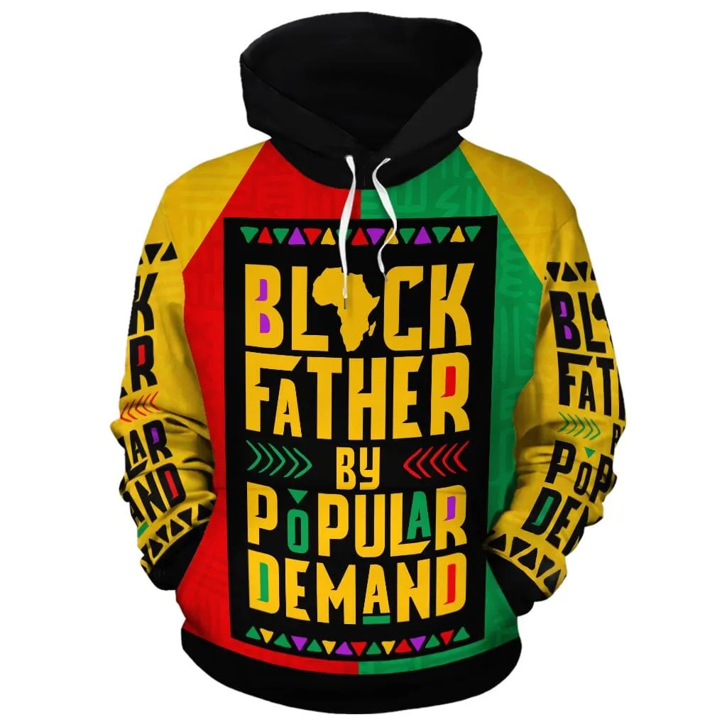 Black Father By Popular Demand All-over Hoodie and Joggers Set