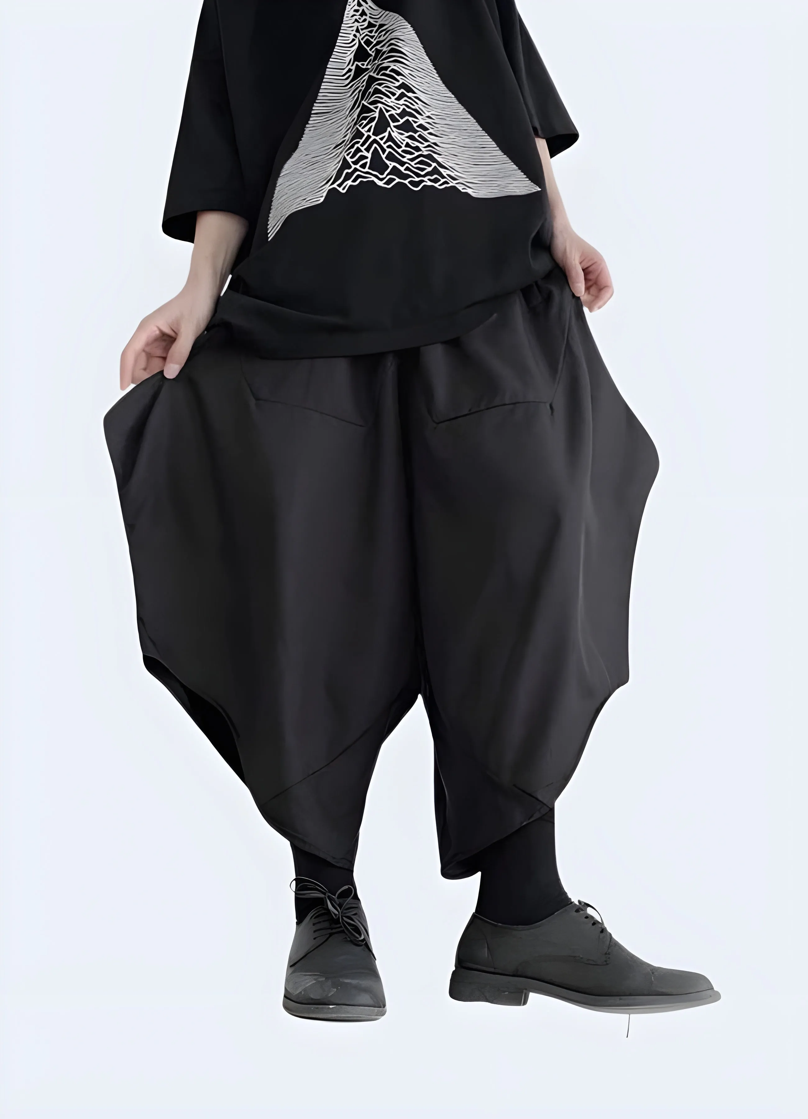 Black Harem Pants Womens