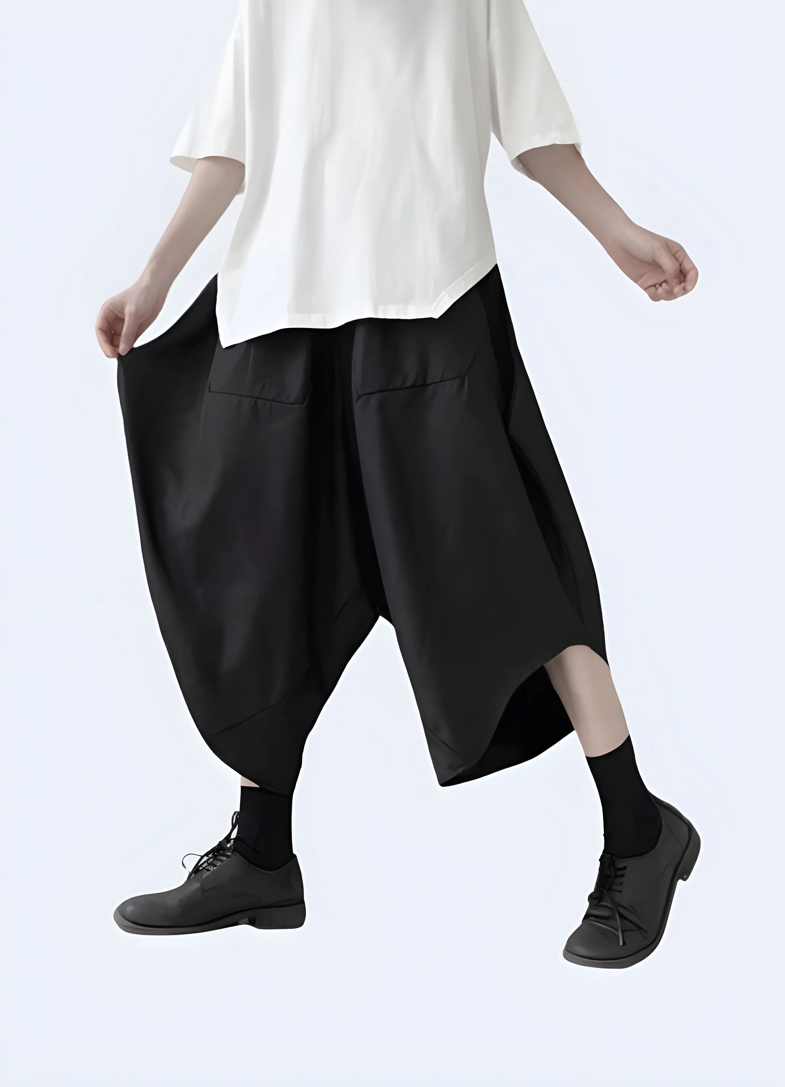 Black Harem Pants Womens