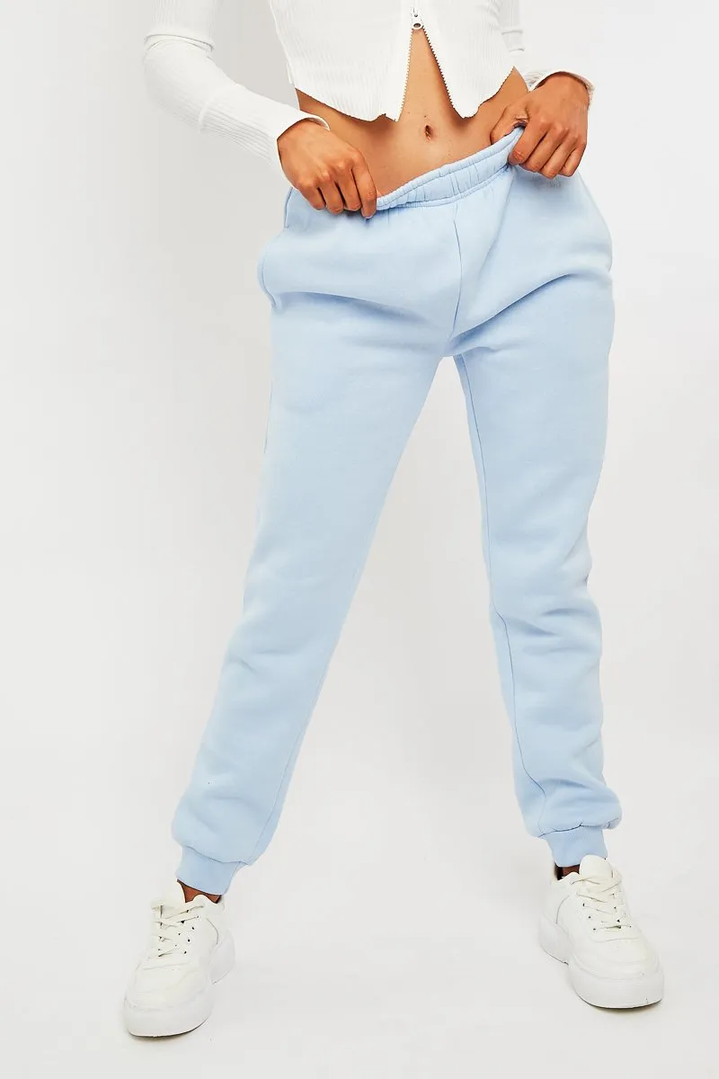 Blue Slim Fit Joggers - Chaise