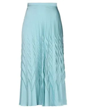 Blumarine Women 3/4 length skirt Turquoise 14 UK