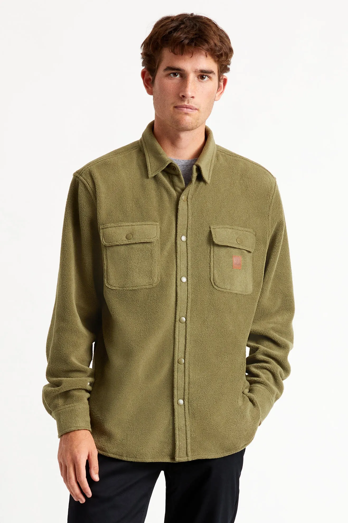 Bowery L/S Fleece - Military Olive