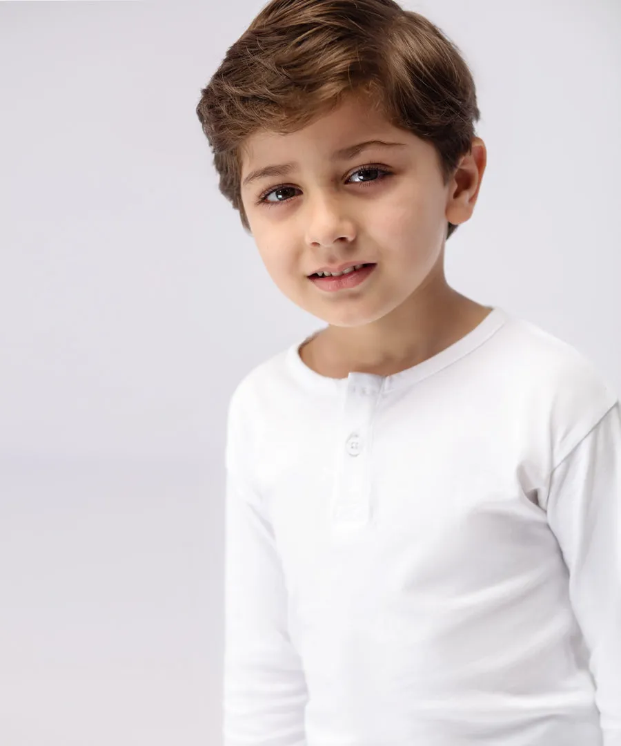 Boys' Long Sleeve Henley Shirt