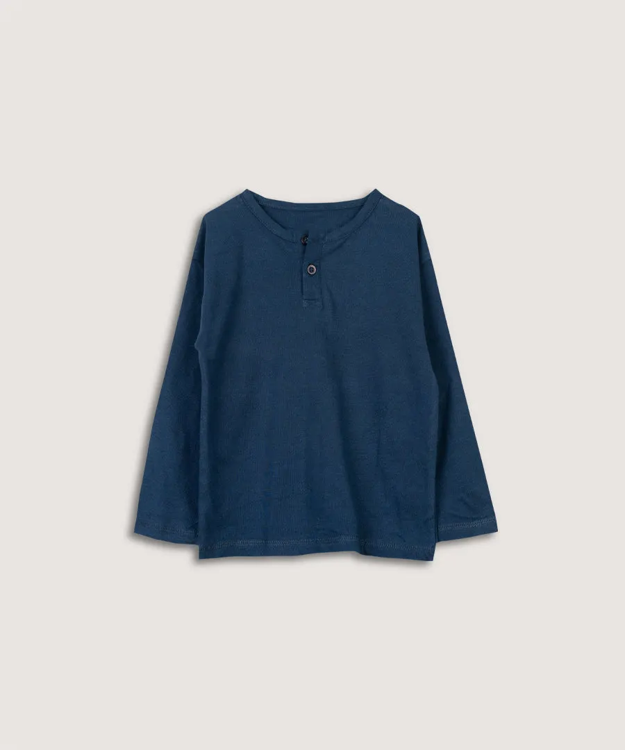 Boys' Long Sleeve Henley Shirt