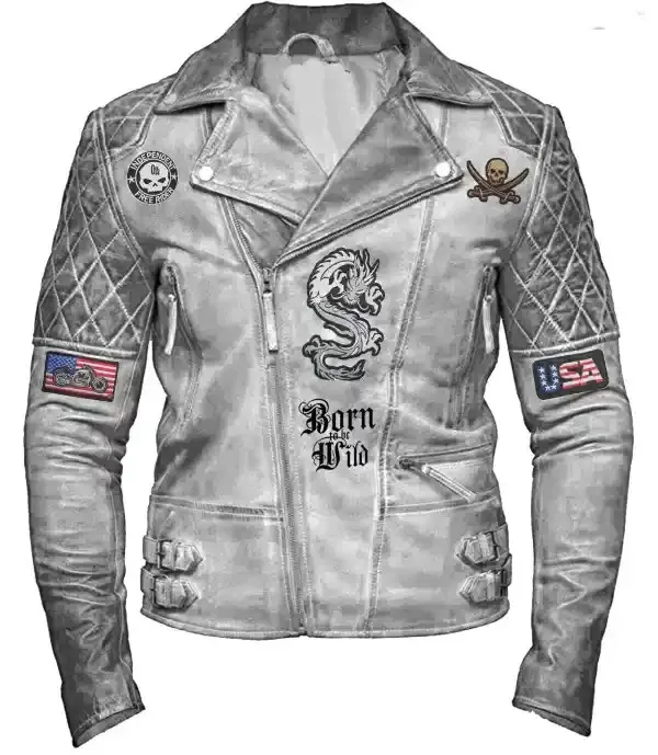 Cafe Racer American Eagle Leather Jacket