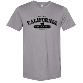 California Golden State 1850 Asst Colors Sueded Tee