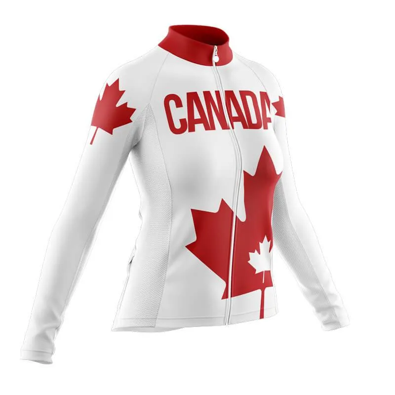 Canada Leaf (WHITE) Thermal Club Jersey