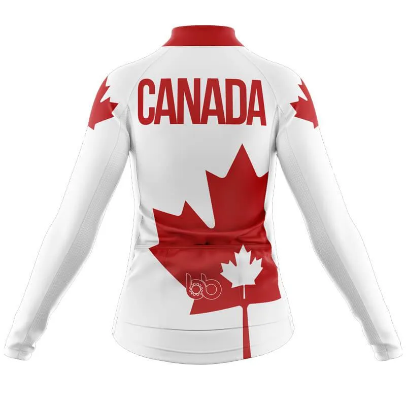 Canada Leaf (WHITE) Thermal Club Jersey