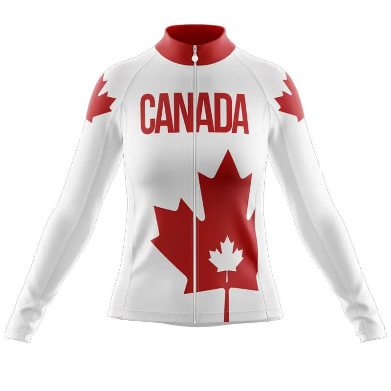 Canada Leaf (WHITE) Thermal Club Jersey