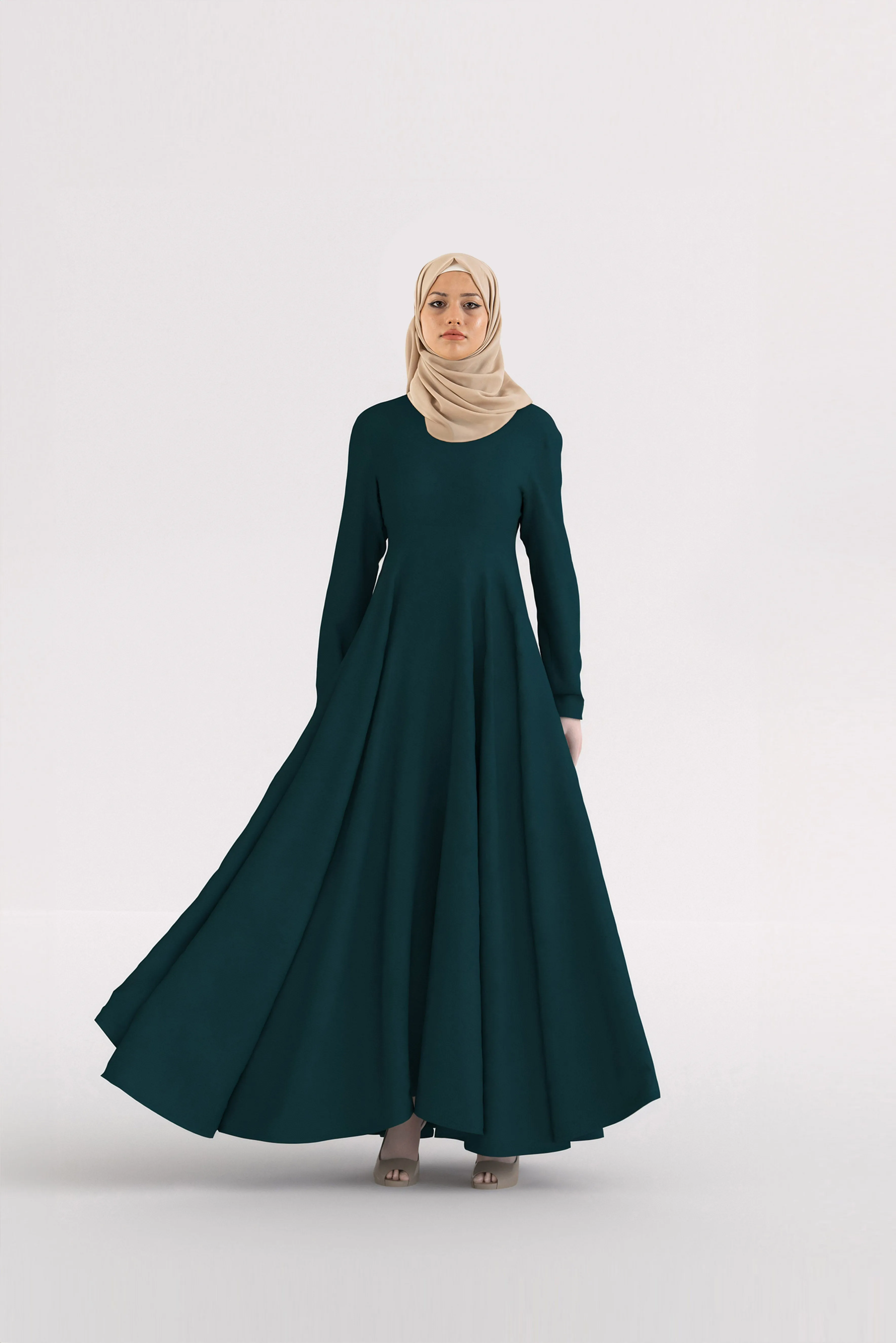 Cassandra Maxi Dress - Teal