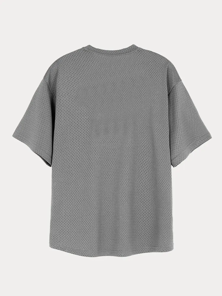 Casual Breathable Mesh T-shirt