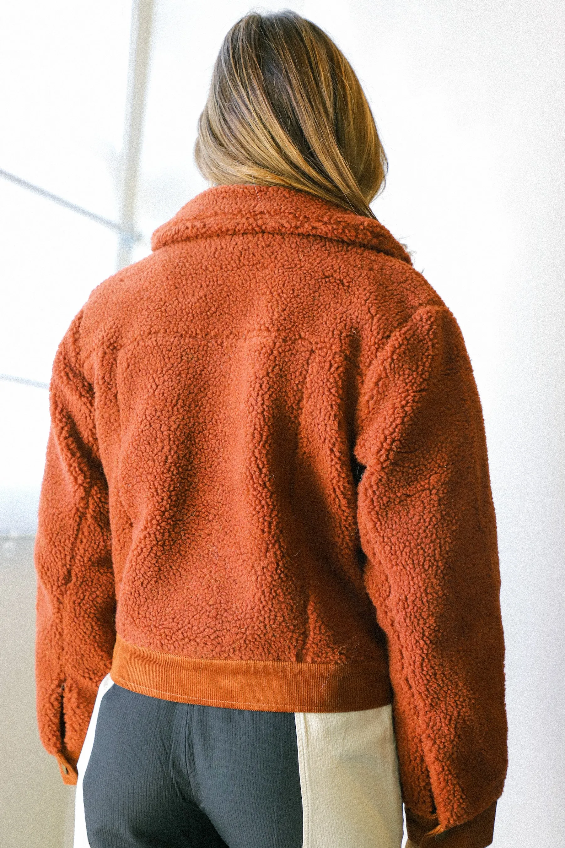 Chestnut Sherpa Trucker Jacket