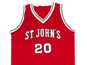 Chris Mullin St Johns Redmen  College Basketball Throwback Jersey