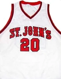 Chris Mullin St Johns Redmen  College Basketball Throwback Jersey