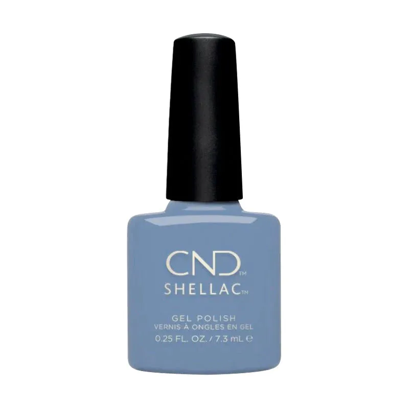 CND Shellac Vintage Blue Jeans