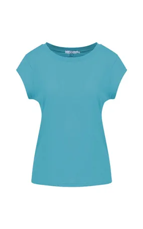 Coster Copenhagen CC Heart T Shirt Aqua