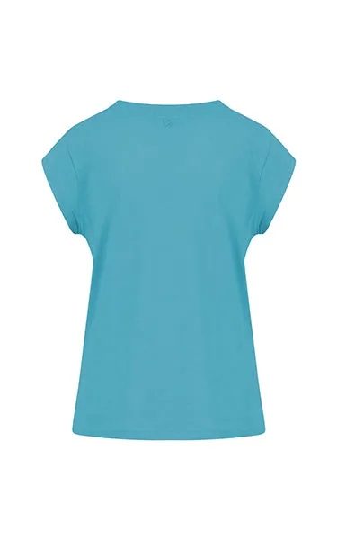 Coster Copenhagen CC Heart T Shirt Aqua