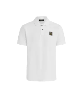 Cotton Pique Polo Shirt - White