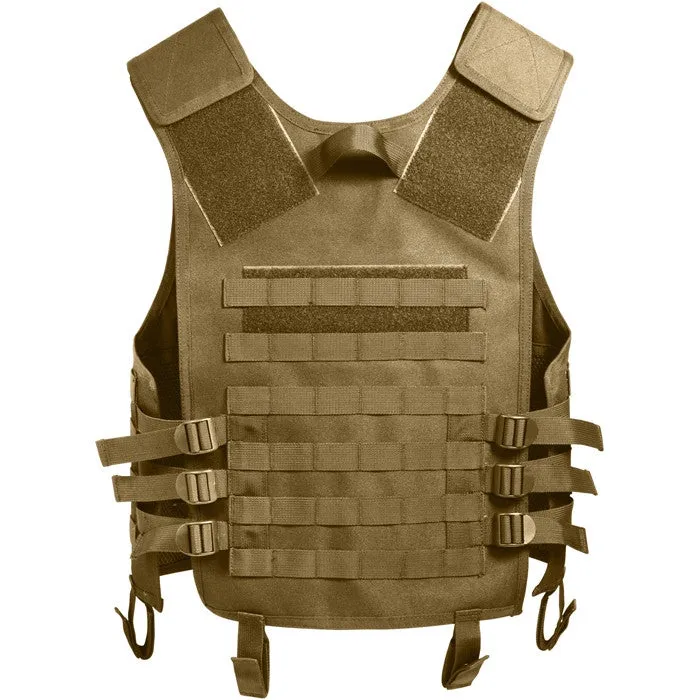 Coyote Brown - Advanced MOLLE Compatible Tactical Vest