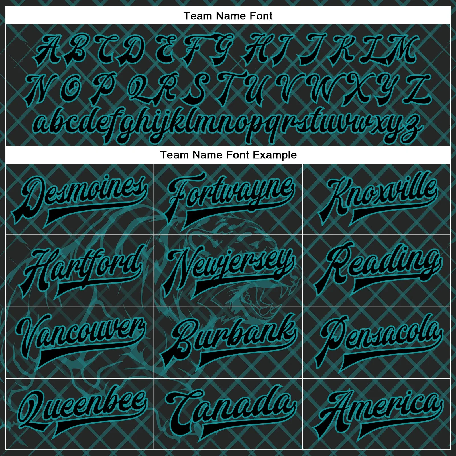 Custom Black Teal Check And Tiger 3D Pattern Design Bomber Full-Snap Varsity Letterman Jacket